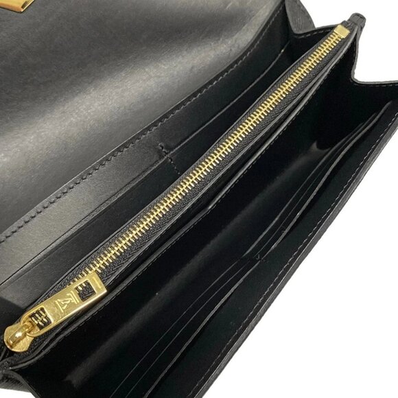 Auth LOUIS VUITTON Portefeuille Very M62059 Noir Very Line - MI4108 Long Wallet - Picture 4 of 13